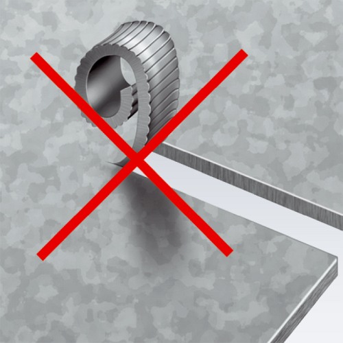 Nożyce wycinakowe do blachy 90 55 280